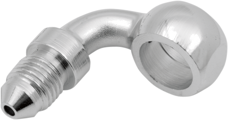 Drag Specialties Banjo Fitting - 7/16 inch - 90 Degree by Drag Specialties (Part 154) for Harley Davidson and Cruiser Motorcycles