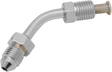 Drag Specialties #3 Male Fitting - 3/8-24 Inverted Flare 45° for Harley-Davidson and Cruiser Motorcycles