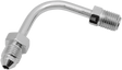 DRAG SPECIALTIES #3 Male Fitting - 3/8-24 Inverted Flare - 90° Short - Fits Harley Davidson and Cruiser Models