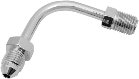 DRAG SPECIALTIES #3 Male Fitting - 3/8-24 Inverted Flare - 90° Short - Fits Harley Davidson and Cruiser Models