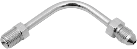 Drag Specialties #3 Male Fitting - 3/8-24 Inverted Flare - 90° - Long for Harley Davidson Touring and Softail Models