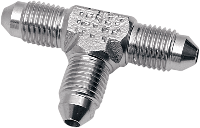 Drag Specialties #3 Male Fitting Tee Adapter 298 for Harley-Davidson and Custom Motorcycles