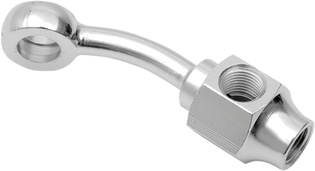 Drag Specialties Banjo Fitting 3/8" x 1/8" NPT 35° for Harley-Davidson and Cruiser Motorcycles - Part Number 300