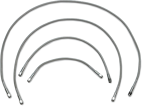DRAG SPECIALTIES Universal Clear Brake Line - 50 Inches for Harley-Davidson XL Models and Big Twins