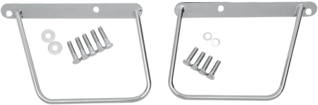Drag Specialties Saddlebag Support for FX/FL 1984-1999 – Chrome-Plated Steel Brackets, Part 77-0031