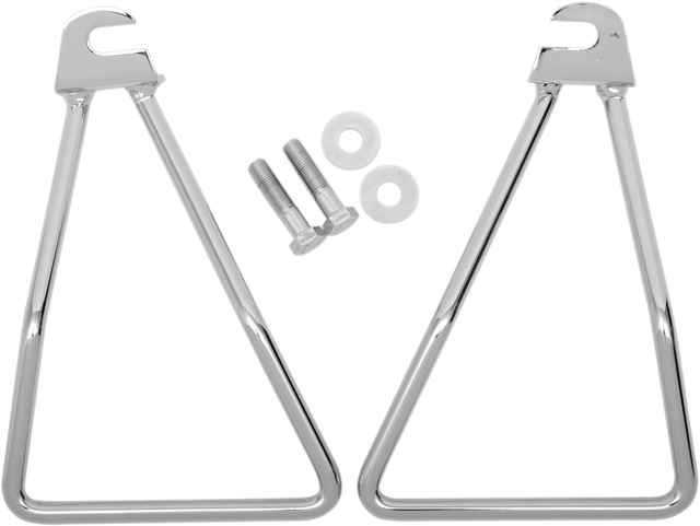 DRAG SPECIALTIES Saddlebag Support for Harley FL '58-'86 with Chrome Finish - Part 77-0047