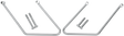 Drag Specialties Saddlebag Support for FX/FL 2000-2017 with Chrome-Plated Steel Brackets – Part 77-0131A