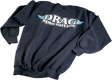 Drag Specialties Black Crewneck Sweatshirt Model 111826 for Cruiser and Touring Motorcycles