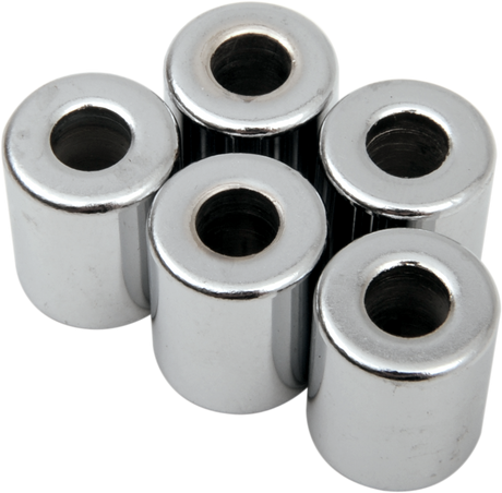 Drag Specialties MPB505 Chrome Spacer Kit for Harley-Davidson Motorcycles (1/4" x 5/8" x 3/4")