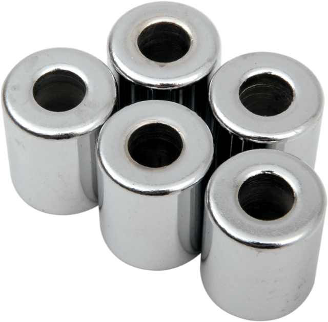 Drag Specialties MPB505 Chrome Spacer Kit for Harley-Davidson Motorcycles (1/4" x 5/8" x 3/4")