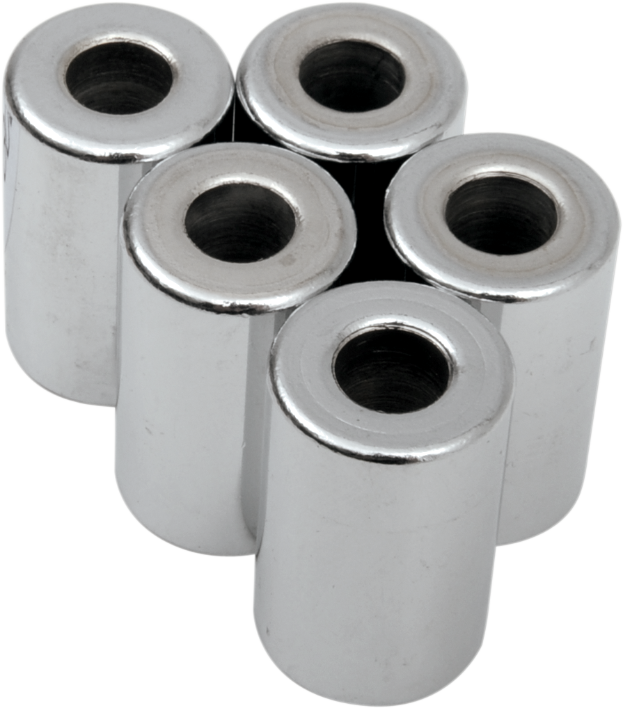 Drag Specialties Spacer Kit MPB506 – Chrome 1/4 x 5/8 x 1 inch for Harley Davidson Motorcycles