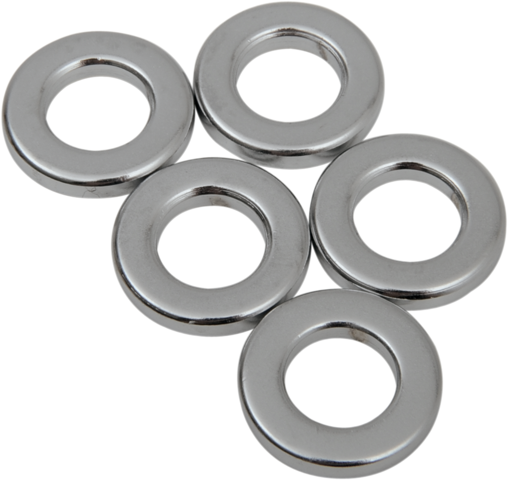 Drag Specialties MPB513 Chrome Spacer Kit for Harley-Davidson Motorcycles - 3/8" x 3/4" x 1/8"