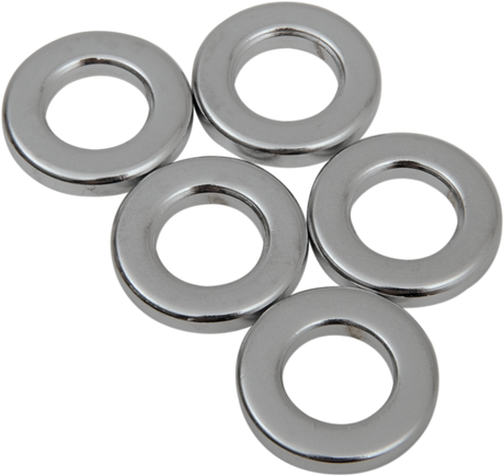 Drag Specialties MPB513 Chrome Spacer Kit for Harley-Davidson Motorcycles - 3/8" x 3/4" x 1/8"