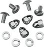DRAG SPECIALTIES License Plate Fasteners with Acorn Nuts - Part Number MBP00114 for Harley Davidson Motorcycles