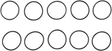 Cometic C9446 Primary Filler O-Ring for Ford F-150, Chevrolet Silverado, Dodge Ram, and Toyota Tundra