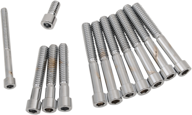 Drag Specialties MK346S Primary Cover Bolt Kit for Harley-Davidson Sportster '71-'76