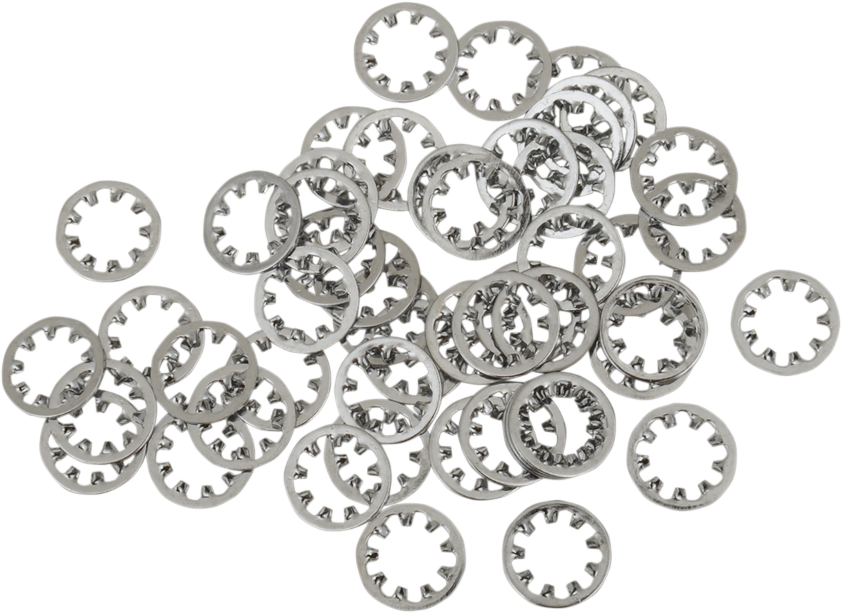 DRAG SPECIALTIES Inside Washer - Star - Chrome - #10 MPB456 for Harley Davidson Motorcycles