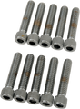 Drag Specialties MPB182 Coarse-Thread Socket-Head Bolts for Harley-Davidson Motorcycles, 1/4-20 x 1-1/4 inch