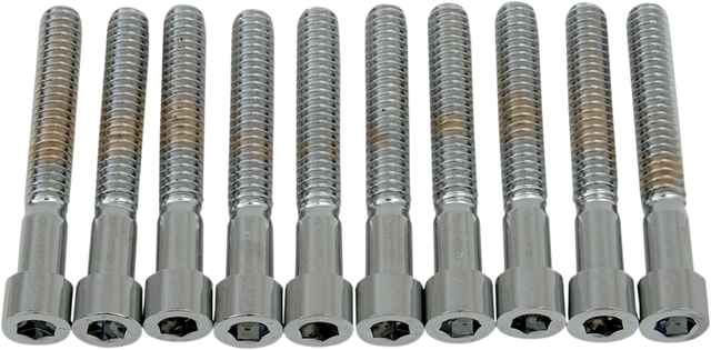 DRAG SPECIALTIES MPB184S Coarse-Thread Socket-Head Bolts – 1/4-20 x 1-3/4 Inches, Fits Harley-Davidson Motorcycles