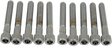 DRAG SPECIALTIES MPB221 Coarse-Thread Socket-Head Bolts, 5/16-18 x 2 inch, Pack of 10, Fits Harley-Davidson Motorcycles