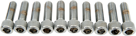 Drag Specialties MPB239 Coarse-Thread Socket-Head Bolts for Harley-Davidson Motorcycles, 3/8-16 x 1-1/4", Pack of Individual Bolts