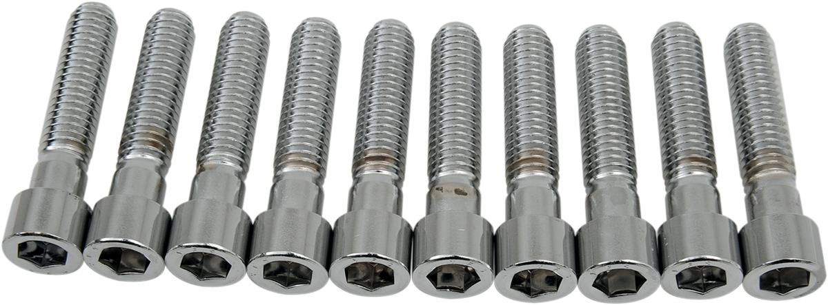 DRAG SPECIALTIES MPB241S Socket-Head Bolts - Coarse Thread 3/8-16 x 1-3/4 inch for Harley Davidson and Cruiser Motorcycles