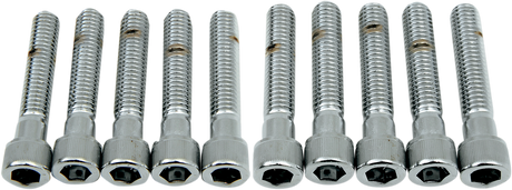 Drag Specialties MPB242 Coarse-Thread Socket-Head Bolts for Harley-Davidson Motorcycles, 3/8-16 x 2 Inches