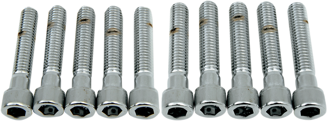Drag Specialties MPB242 Coarse-Thread Socket-Head Bolts for Harley-Davidson Motorcycles, 3/8-16 x 2 Inches
