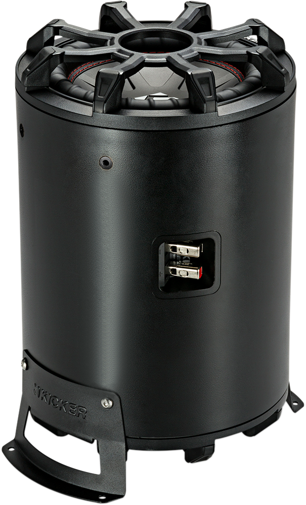 KICKER Weatherproof 8-Inch Subwoofer 300W 2 Ohm - Model 46CWTB82 for Car, Truck, Marine