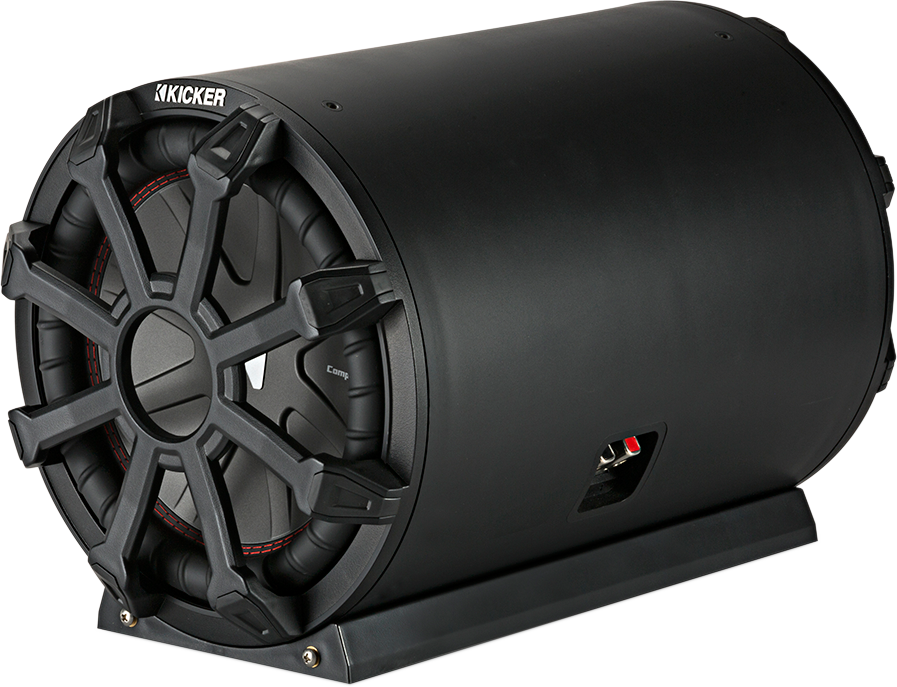 KICKER 10-Inch Weatherproof Subwoofer 600W 2 Ohm - Model 46CWTB102 for Versatile Vehicle Fitment