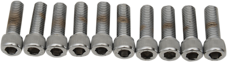 DRAG SPECIALTIES MPB212 Socket-Head Replacement Bolts for Harley-Davidson Motorcycles, 1/4"-28 x 1" - 10 Pack