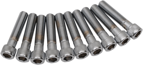 DRAG SPECIALTIES MPB253 Replacement Bolt Pack for Harley-Davidson Motorcycles, 3/8"-24 x 1-3/4" Fine Thread Socket-Head Bolts