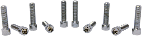 DRAG SPECIALTIES MPB253S Fine Thread Socket-Head Bolt Pack for Motorcycle Repairs, 3/8"-24 x 1-3/4", 10 Pack