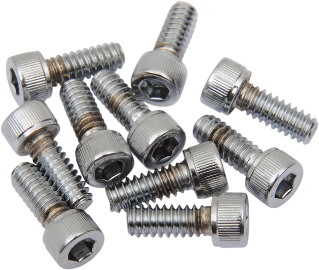 DRAG SPECIALTIES MPB191 Replacement Socket-Head Bolts for Harley-Davidson Motorcycles - 10 Pack