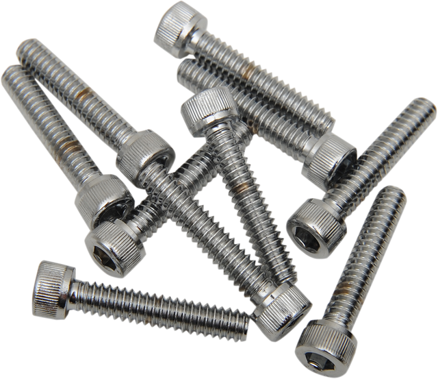 DRAG SPECIALTIES MPB195 Replacement Socket-Head Bolts for Motorcycle Applications - Pack of 10