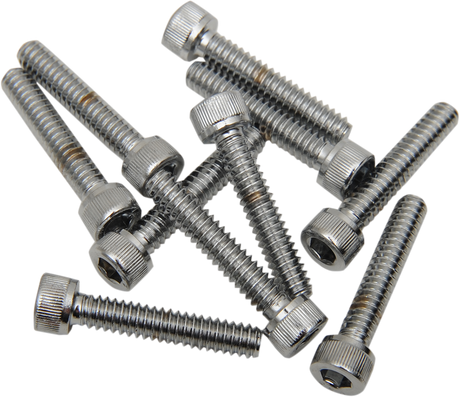 DRAG SPECIALTIES MPB196 Replacement Socket-Head Bolts for Harley-Davidson Motorcycles, #10-24 x 1-1/4 inch, 10 Pack