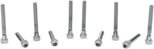 DRAG SPECIALTIES MPB197 Replacement Socket-Head Bolts for Harley-Davidson Motorcycles, 10-Pack