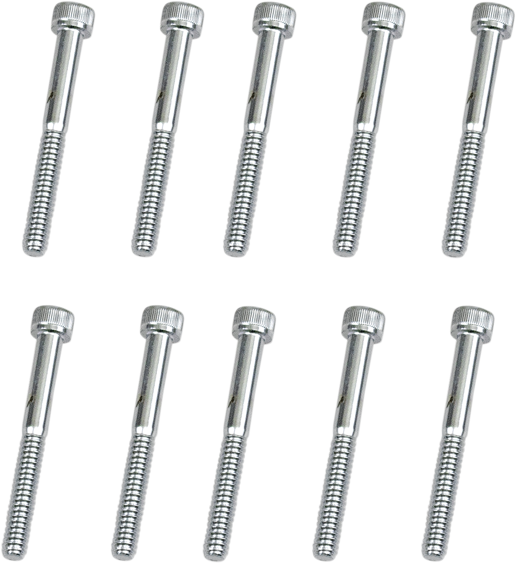 DRAG SPECIALTIES MPB199 Replacement Socket-Head Bolts for Harley-Davidson Motorcycles, 10 Pack
