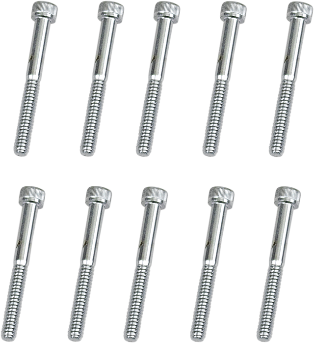 DRAG SPECIALTIES MPB199 Replacement Socket-Head Bolts for Harley-Davidson Motorcycles, 10 Pack