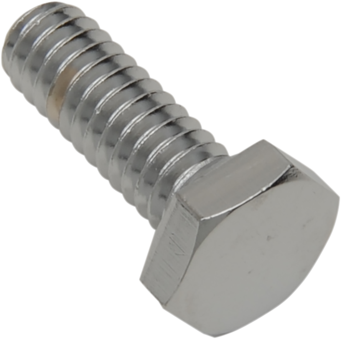DRAG SPECIALTIES Chrome Hex-Head Bolts - 1/4"-20 x 7/8" Pack for Harley Davidson and Custom Motorcycles, Part Number MPB115