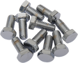 DRAG SPECIALTIES Hex-Head Bolt Set MPB122 for Harley-Davidson Motorcycles - 5/16"-18 x 5/8" Chrome Bolts