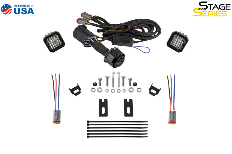 Diode Dynamics 2024+ Toyota Tacoma Stage Series Reverse Light Kit Brackets