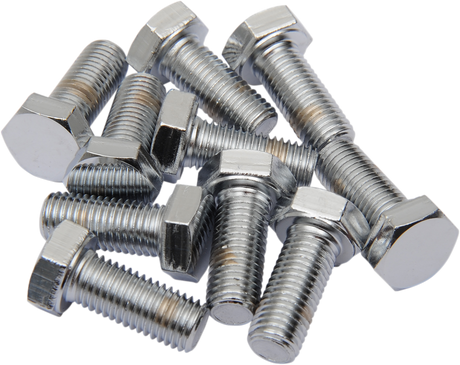 DRAG SPECIALTIES MPB147 Fine Thread Hex Head Bolts - 5/16"-24 x 3/4" - 10 Pack for Harley Davidson Motorcycles