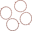 COMETIC C10204 Throttle Body Seal - 4 Pack for Ford F-150, Chevrolet Silverado, RAM 1500, and Dodge Durango with M8 Bolts