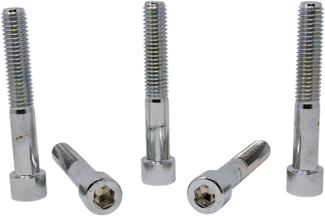 Drag Specialties MPB701S Replacement Socket-Head Bolts for Harley-Davidson Motorcycles (1/2"-13 x 3-1/4") - 5 Pack