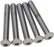 Drag Specialties MPB835 Button Head Replacement Bolts for Harley-Davidson Motorcycles, 3/8"-16 x 2-3/4" - Pack of 5