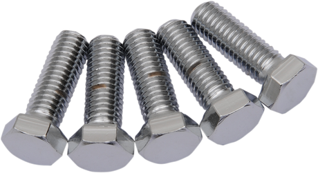 DRAG SPECIALTIES Hex-Head Bolts - Chrome 1/2"-13 x 1-1/2" - Suitable for Harley Davidson Motorcycles