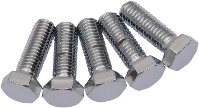Drag Specialties Chrome Hex-Head Bolts - 1/2"-13 x 2" (MPB675) for Harley-Davidson and Cruiser Motorcycles