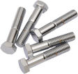 DRAG SPECIALTIES Hex-Head Bolts Chrome 1/2 inch x 2-1/2 inch Model MPB677 for Harley-Davidson Motorcycles