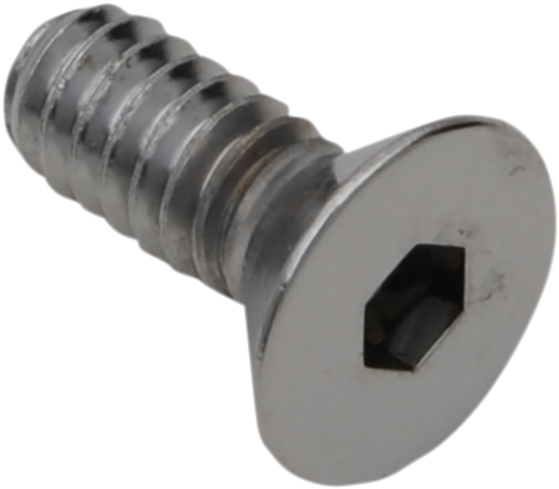 Drag Specialties MPB570 Chrome Flat-Head Bolts for Harley-Davidson Motorcycles, 10-24 x 3/4 inch